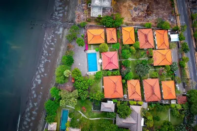 Drone-Joglo-By-The-Beach-Pemuteran-Private-Villa