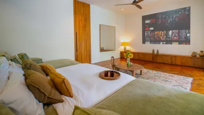 TV-room-family-room-Luxury-5bed-villa-with-Yoga-Shala-River-View-Canggu-1