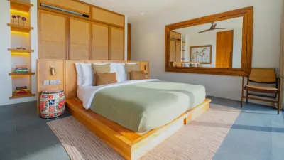 Bedrooms-Luxury-5bed-villa-with-Yoga-Shala-and-River-View-Canggu-7