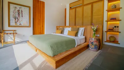 Bedrooms-Luxury-5bed-villa-with-Yoga-Shala-and-River-View-Canggu-1